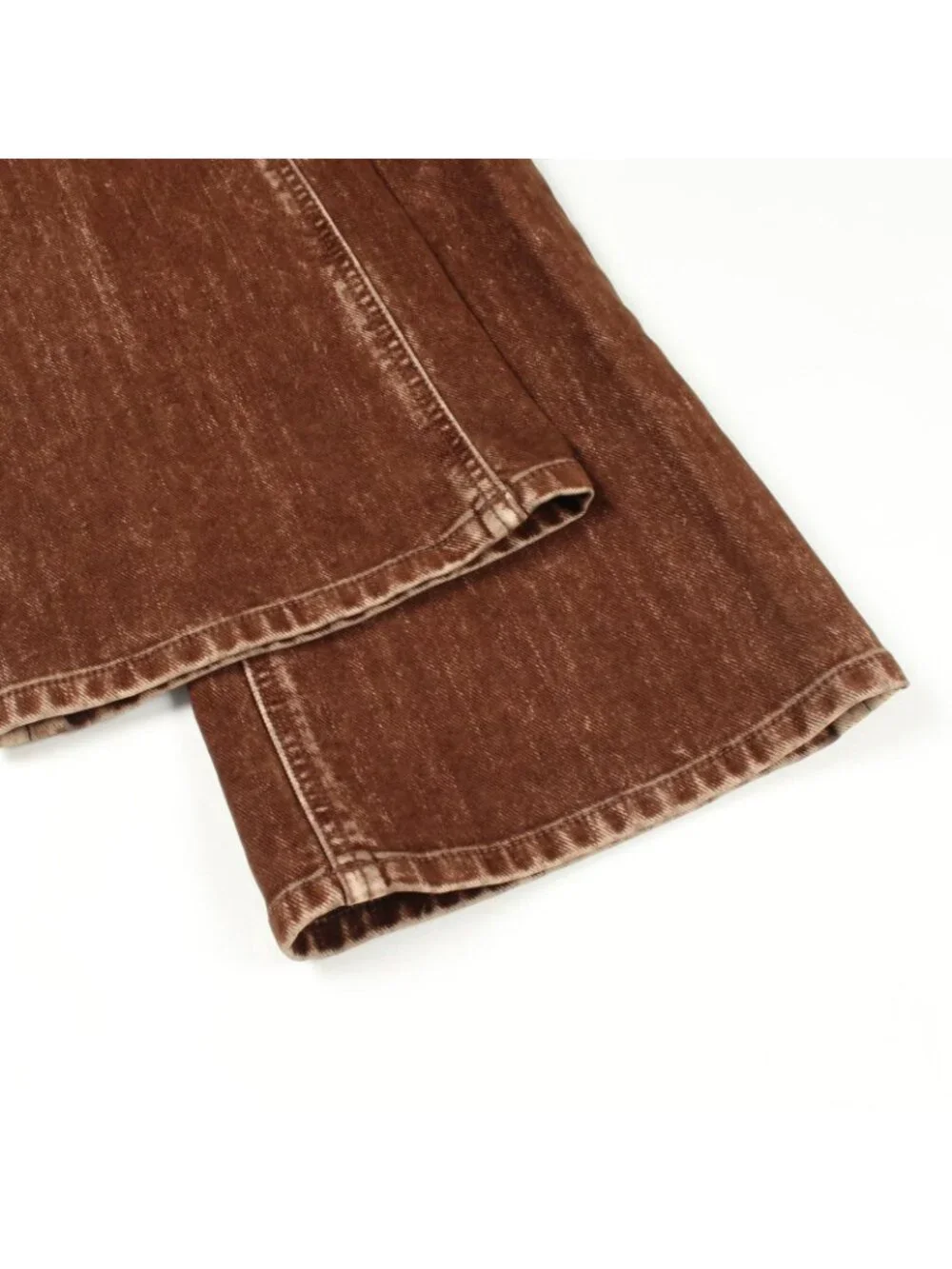 Loewe Denim Pants Washed Velour Button Fly Cotton